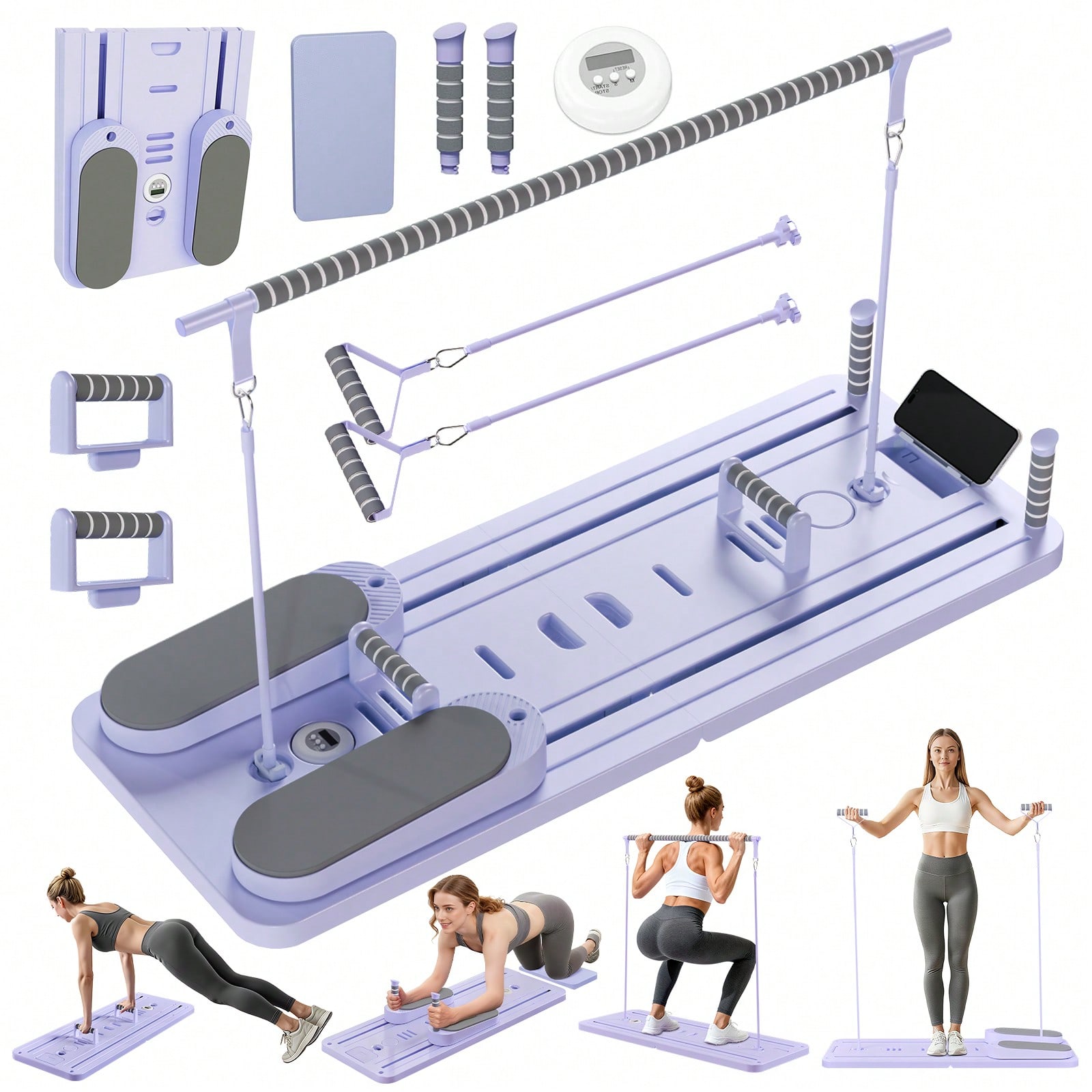 바가 있는 필라테스 리포머, 휴대폰 거치대가 있는 필라 - Pilates & Yoga Wohlfühlen Forchheim 리뷰 및 가격