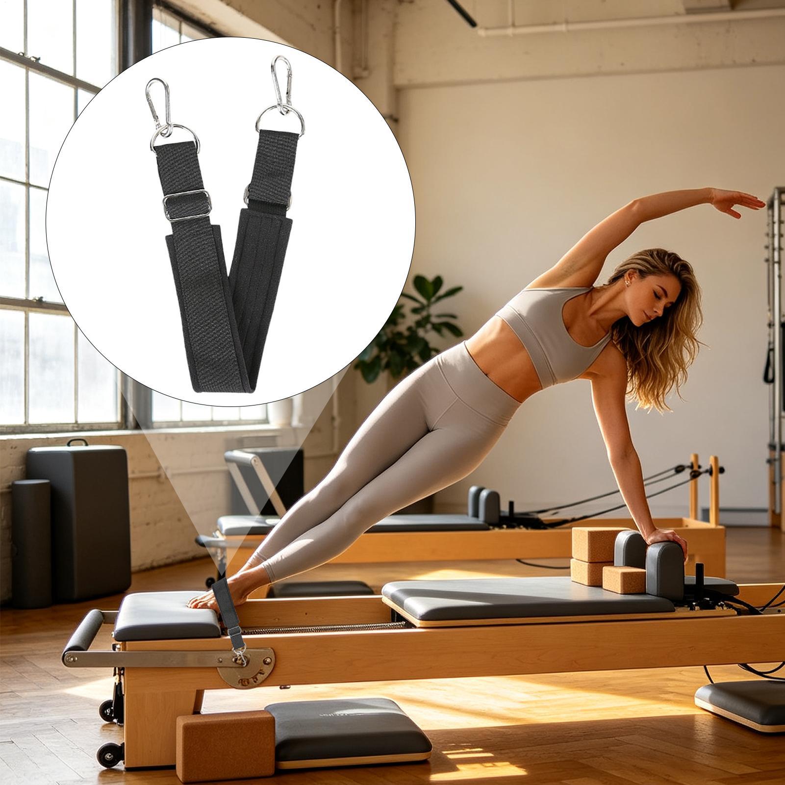 리포머 풋스트랩 더블 루프 두꺼운 논슬립 조절 가능한  - Pilates Yoga Reformer 리뷰 및 가격